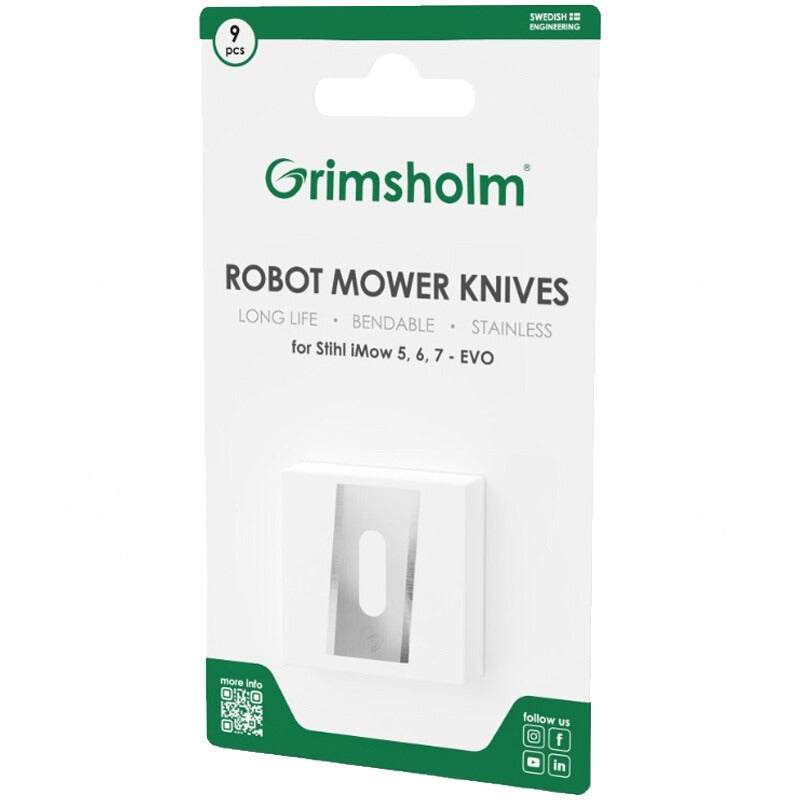Grimsholm Messerklingensatz passend für Stihl für alle STIHL iMOW® Modelle mit Disc-Cut-System, iMOW5, iMOW5 EVO u. a. – Bild 2