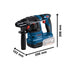 BOSCH Akku-Bohrhammer mit SDS plus – 296 mm – Bild 3