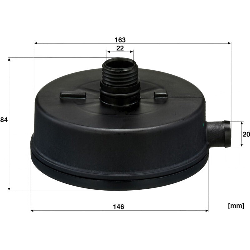 MANN FILTER Entlüftungsfilter A (mm) 163 MANN FILTER