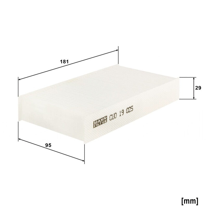 MANN FILTER Innenraumfilter CUD 19 025 MANN FILTER