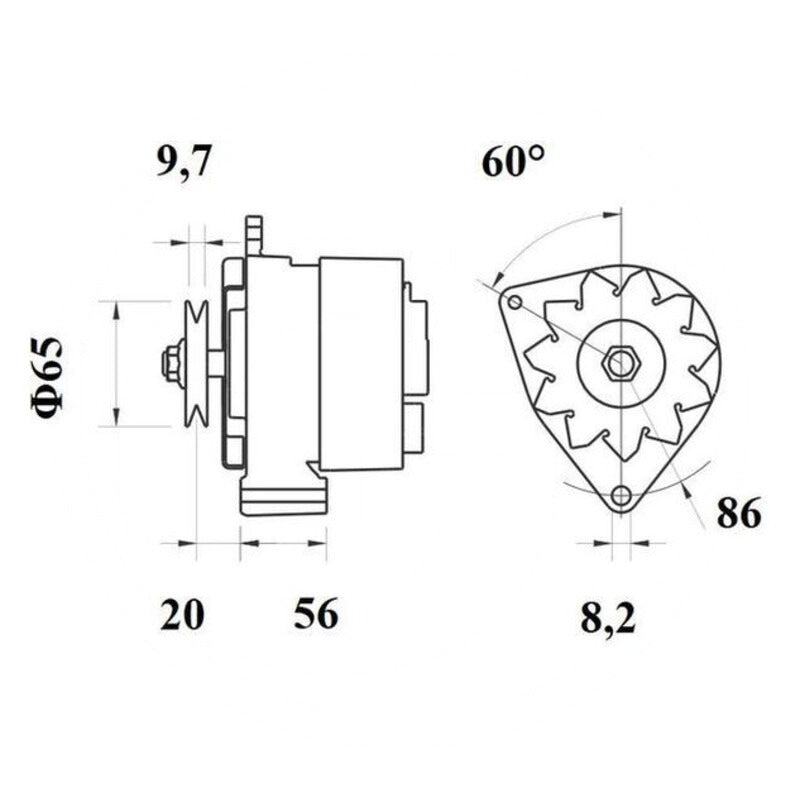MAHLE Generator 14 V / 33 A – MG 371 – Bild 2