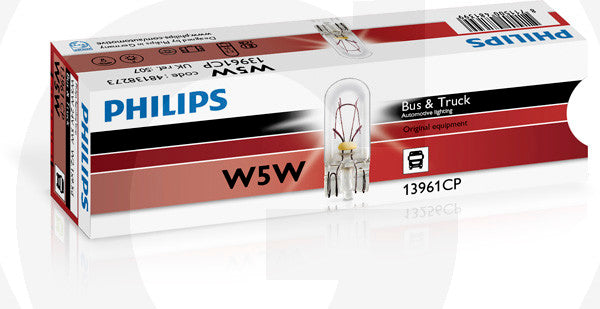 PHILIPS VPE10 Glassockellampe W5W passend für Heckleuchte, Leseleuchte, Handschuhfachleuchte u. a. – 51074981 – Bild 2