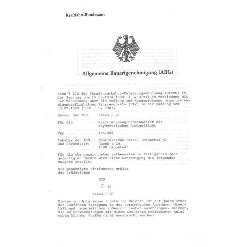 HELLA Hauptscheinwerfer – Breite 247 mm – 1EA007108011