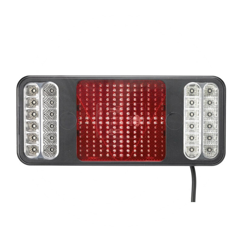 HELLA Heckleuchte, Coluna Voll LED, rechts passend für Anhänger – Breite 300 mm
