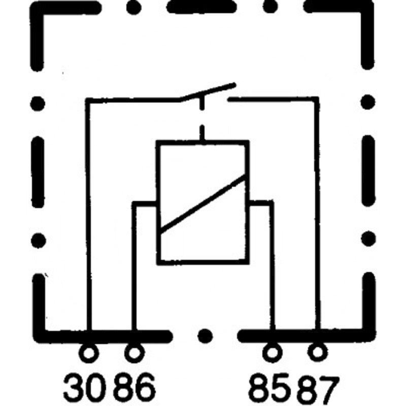 HELLA Relais, Arbeitsstrom – Breite 26,4 mm – 4RA003437091 – Bild 3