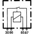 HELLA Relais, Arbeitsstrom – Breite 26,4 mm – 4RA003437091 – Bild 3