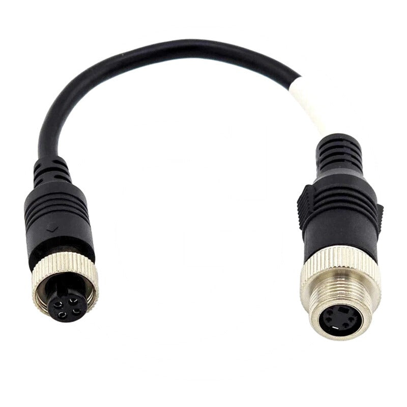 Monitor Adapterkabel AC-014 passend für Mit diesem Adapterkabel können Sie eine Brigade ELITE Kamera an einem Brigade Select Monitor oder einem AGRACOM Monitor anschließen. Zusätzlich ermöglicht das Adapterkabel die Verwendung der 4-Pin Verlängerungskabel für den Anschluss der Brigade ELITE Kamera. Der linke Anschluss ist für die Monitor- bzw. Verlängerungskabelseite u. a.