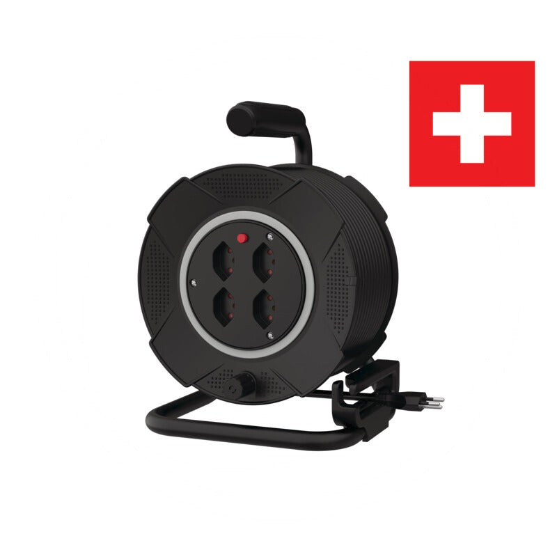 GRANIT BLACK EDITION Kabeltrommel IP20 25m – TYP J