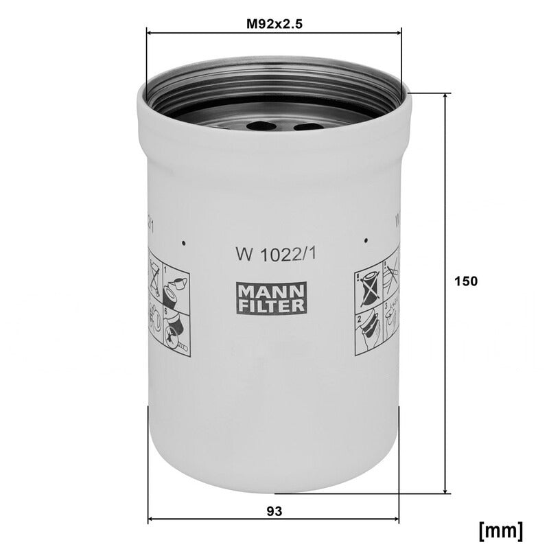 MANN FILTER Ölfilter Vergleichs-Nr. 0011457960, RE539279, RE5 MANN FILTER