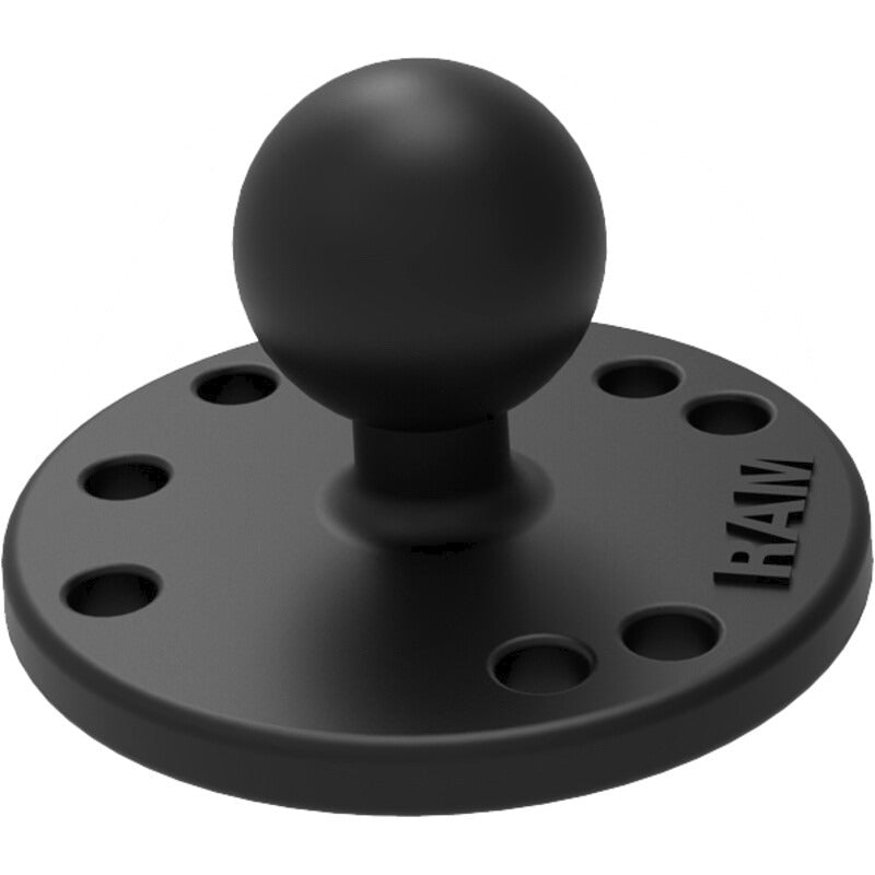 RAM MOUNTS Basisplatte (B-Kugel) passend für Verbindungsarme etc. mit Aufnahme für B-Kugel – Ø 2.50in / 63,5 mm – RAM-B-202U