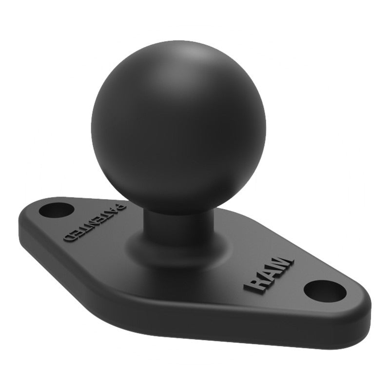 RAM MOUNTS Basisplatte (B-Kugel) passend für Verbindungsarme etc. mit Aufnahme für B-Kugel – 61,7 mm – RAMB238U