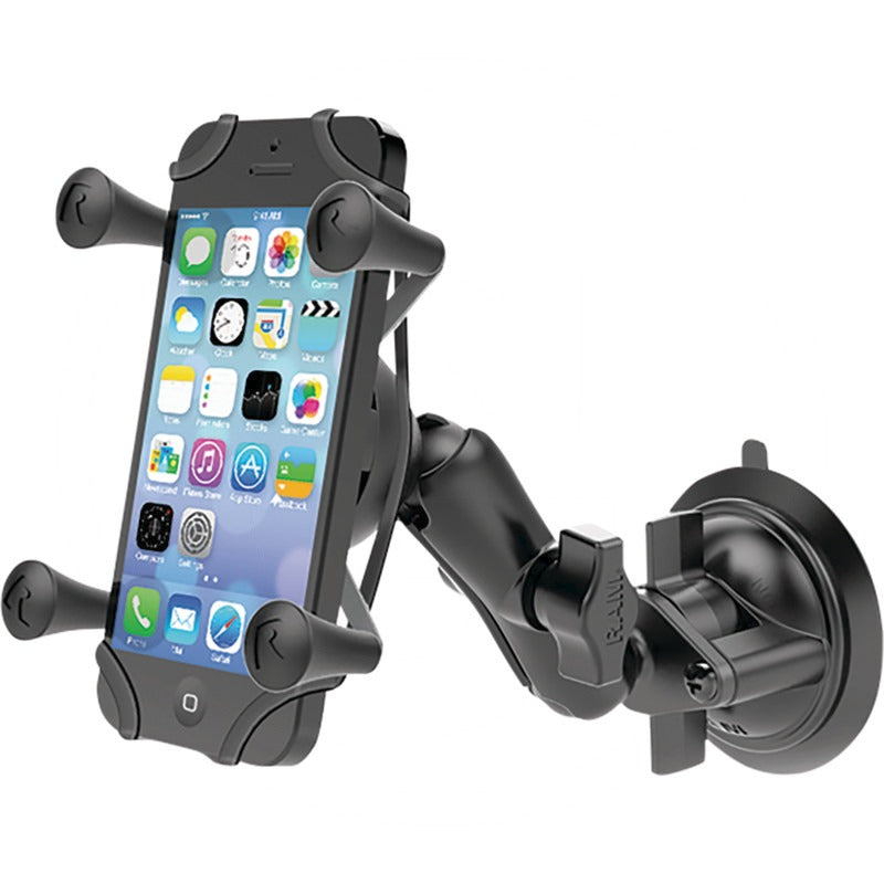 RAM MOUNTS X-Grip Halterung passend für alle gängigen Smartphones innerhalb folgender Abmessungen: Breite min.: 2 u. a. – RAM-B-166-UN7U – Bild 5