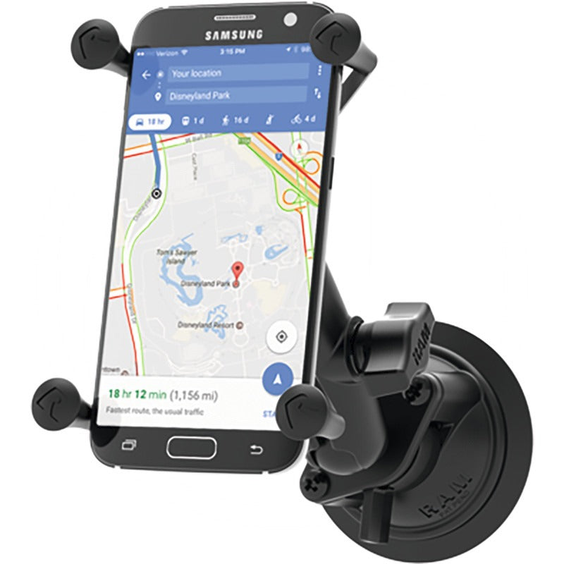 RAM MOUNTS X-Grip Halterung passend für alle gängigen Smartphones innerhalb folgender Abmessungen: Breite min.: 2 u. a. – RAM-B-166-UN7U – Bild 7