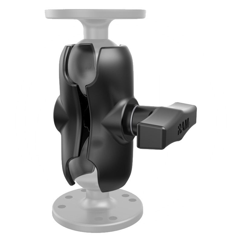 RAM MOUNTS Socket Arm, kurz (C-System) passend für C-Kugeln (38, 1 mm / 1, 5 Zoll) – RAM-201U-B – Bild 2