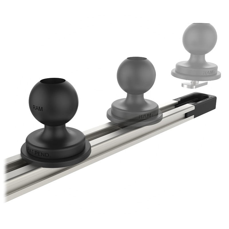 RAM MOUNTS Tough-Track Schiene 17" passend für Track-Balls mit Nutsteinen – Schienenlänge innen - 431,8 mm (17") mm – RAM-TRACK-EXA-17U – Bild 4