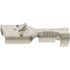 GRANIT VPE100 Flachsteckhülse – 19,2 mm Ausführung mit Rastnase Messing blank, 6 – Bild 2