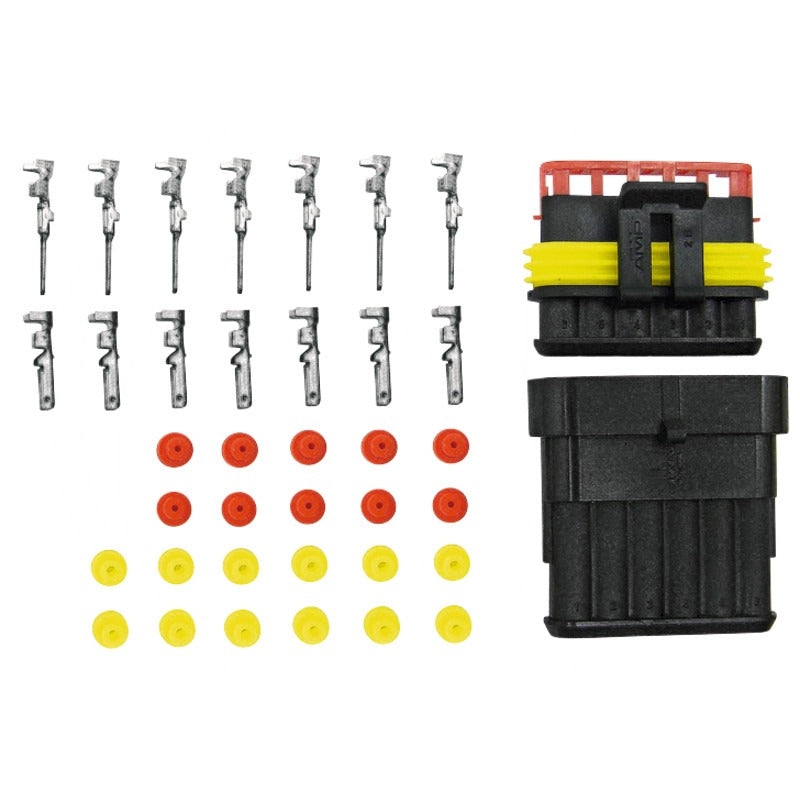 GRANIT Steckverbinder-Set Einzelteile 1x Steckgehäuse für Flachste