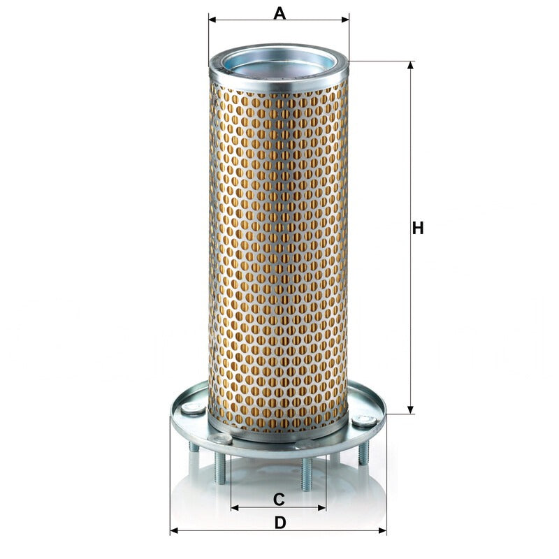 MANN FILTER Luftfilter passender Hauptfilter C 24 444/1 MANN FILTER