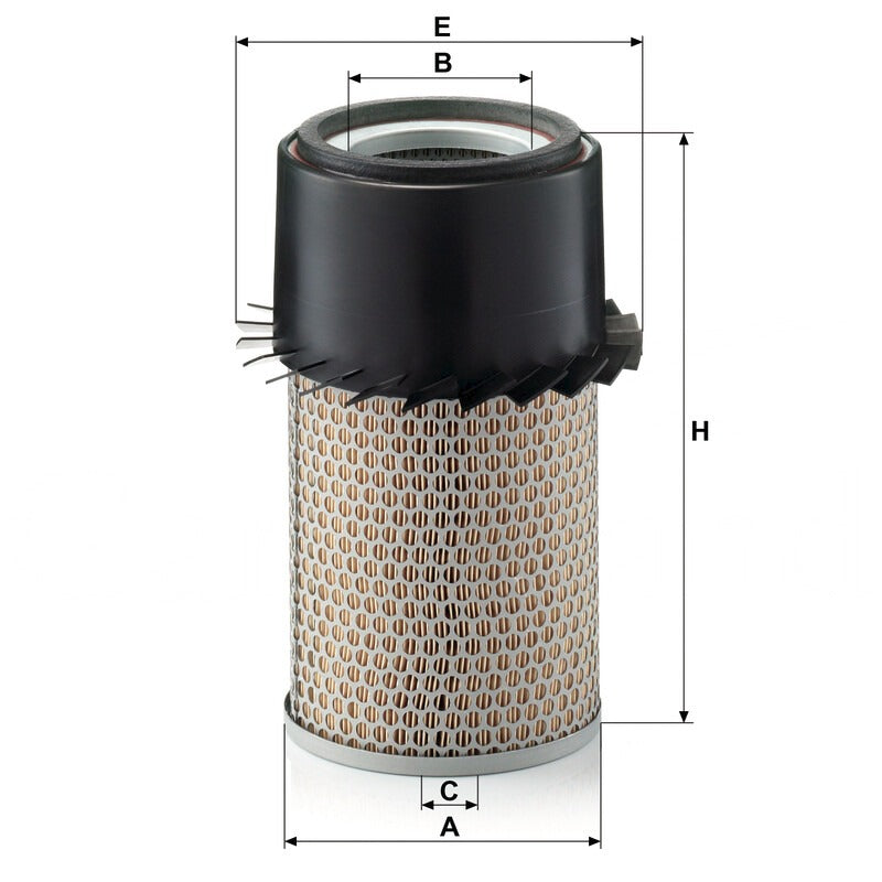 MANN FILTER Luftfilter passendes Sekundärelement CF 950 MANN FILTER
