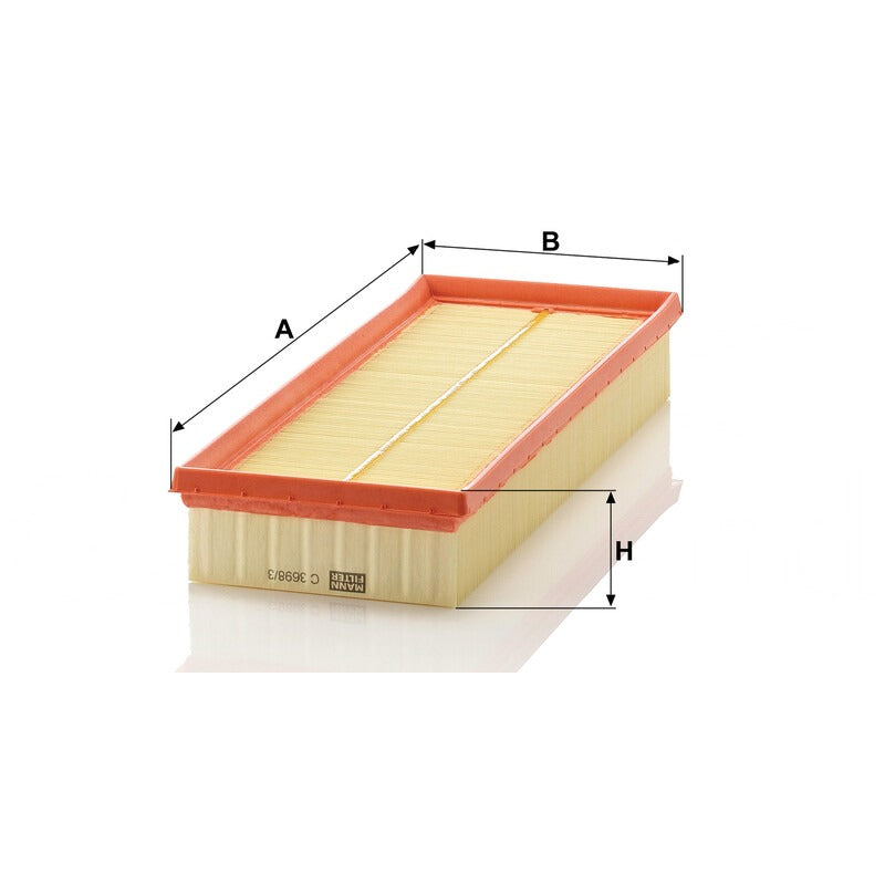 MANN FILTER Luftfilter C 3698/3-2 MANN FILTER