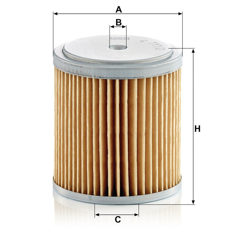 MANN FILTER Luftfilter C 711/2 MANN FILTER