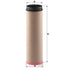 MANN FILTER SekundärLuftfilter CF 1840 MANN FILTER