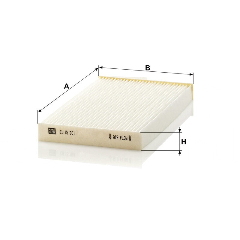 MANN FILTER Innenraumfilter CU 15001 MANN FILTER