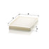 MANN FILTER Innenraumfilter CU 25 002 MANN FILTER