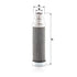 MANN FILTER Ölfilterelement H 4005 MANN FILTER