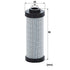 MANN FILTER Hydraulikölfilter HD 45/3 MANN FILTER