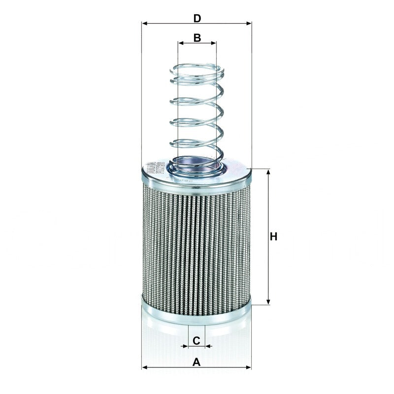 MANN FILTER Hydraulikfilter HD 7004X MANN FILTER