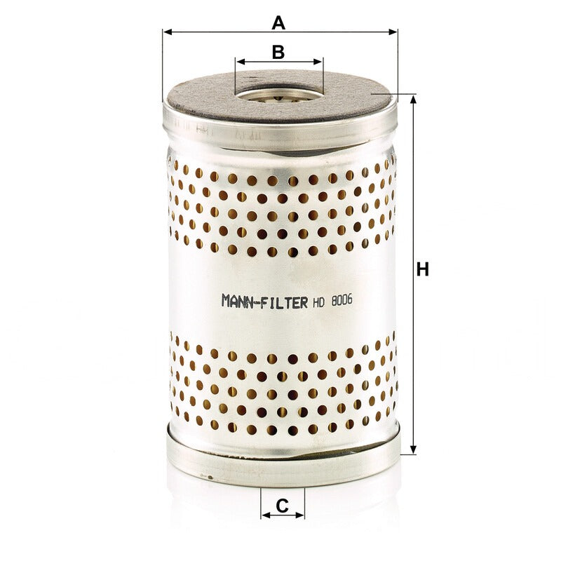 MANN FILTER Hydraulikfilter HD 8006X MANN FILTER