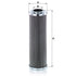 MANN FILTER Hydraulikfilter HD 836/2 MANN FILTER