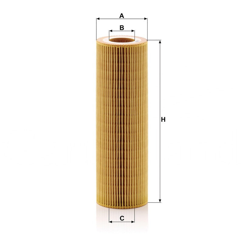 MANN FILTER Ölfilterelement metallfrei HU 1077/1Z MANN FILTER