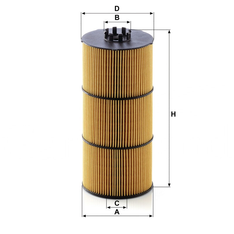 MANN FILTER Oelfilterelement metallfrei HU 12001Z MANN FILTER