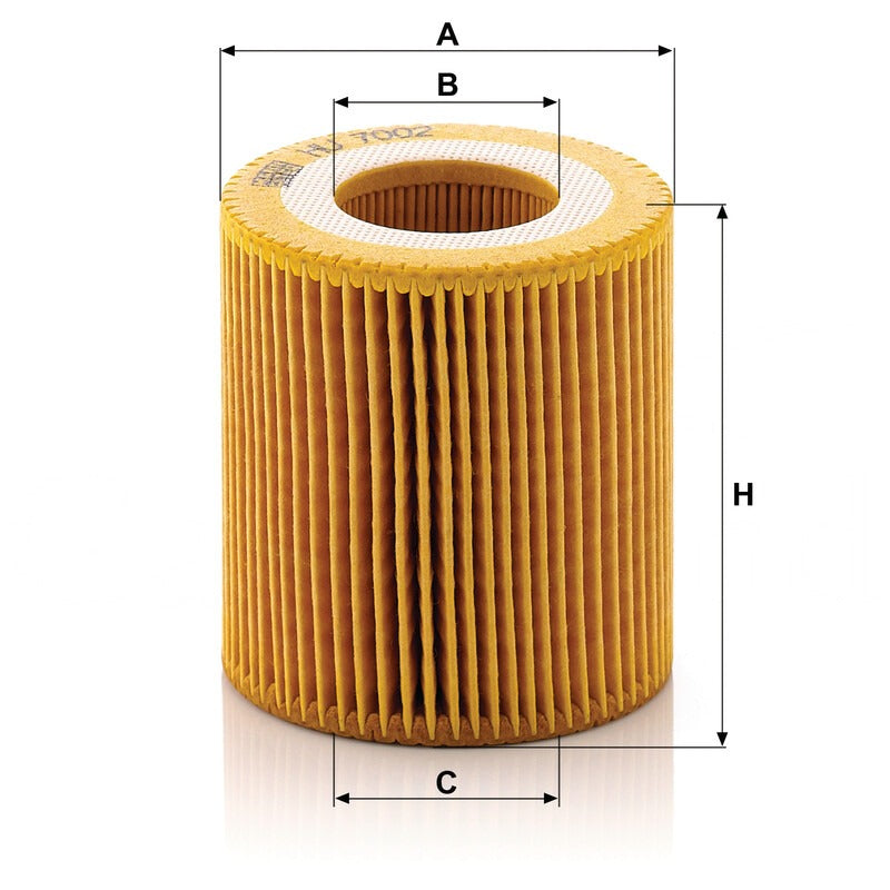 MANN FILTER Ölfilterelement metallfrei HU 7002Z MANN FILTER