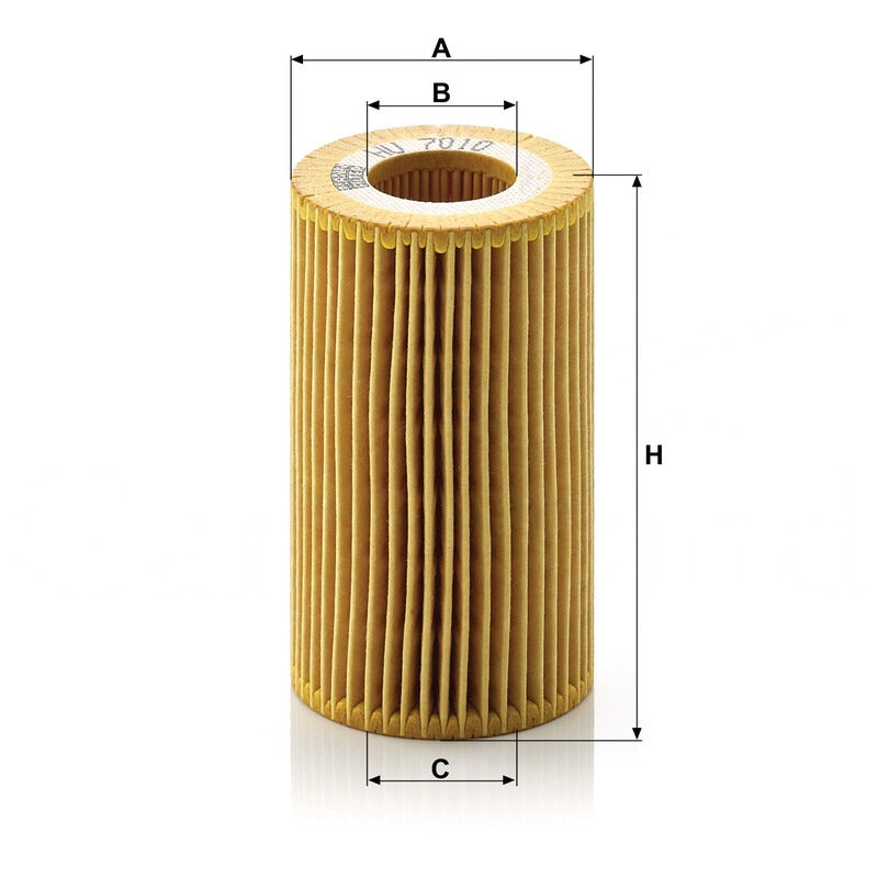 MANN FILTER Ölfilterelement metallfrei HU 7010Z MANN FILTER