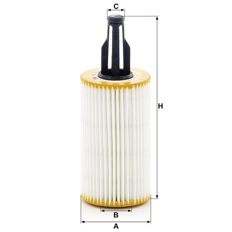 MANN FILTER Ölfilterelement metallfrei HU 7025Z MANN FILTER
