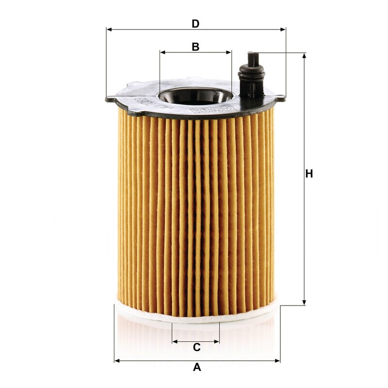 MANN FILTER Ölfilterelement metallfrei HU 7033Z MANN FILTER