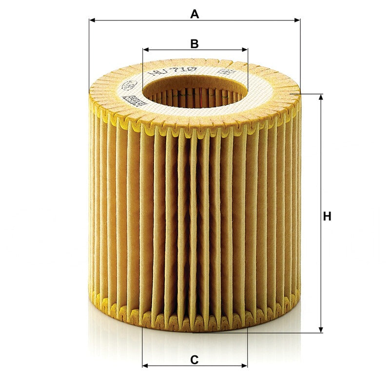 MANN FILTER Motorölfilter HU 710X MANN FILTER