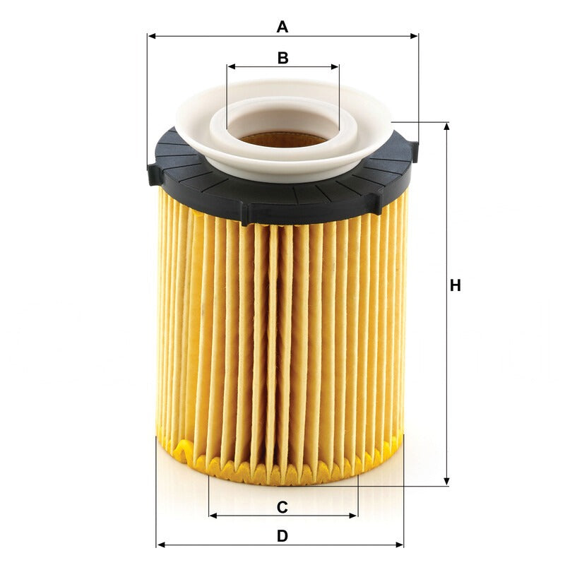 MANN FILTER Ölfilterelement metallfrei HU 711/6Z MANN FILTER