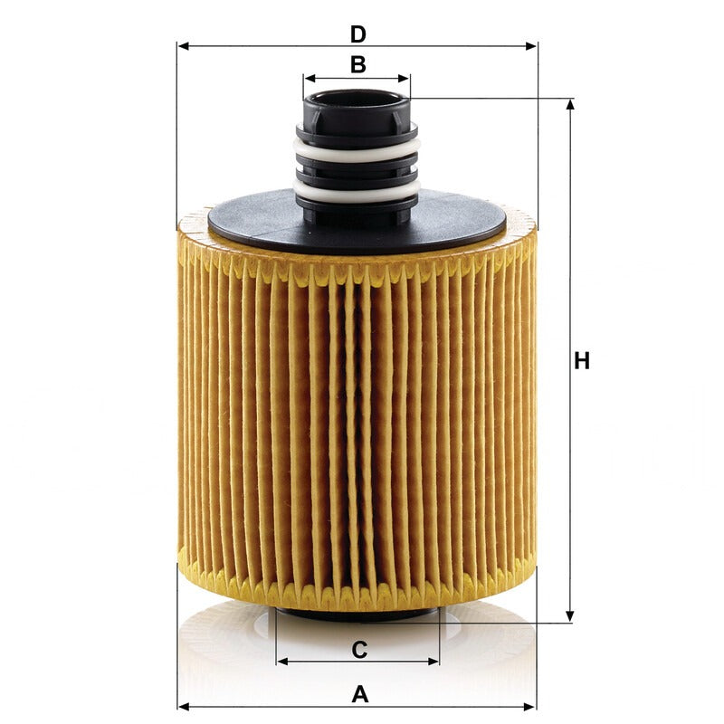 MANN FILTER Ölfilterelement metallfrei HU 8006Z MANN FILTER
