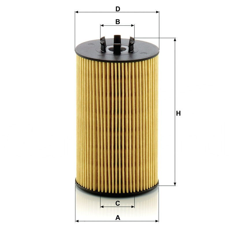 MANN FILTER Ölfilterelement metallfrei HU 8012Z MANN FILTER