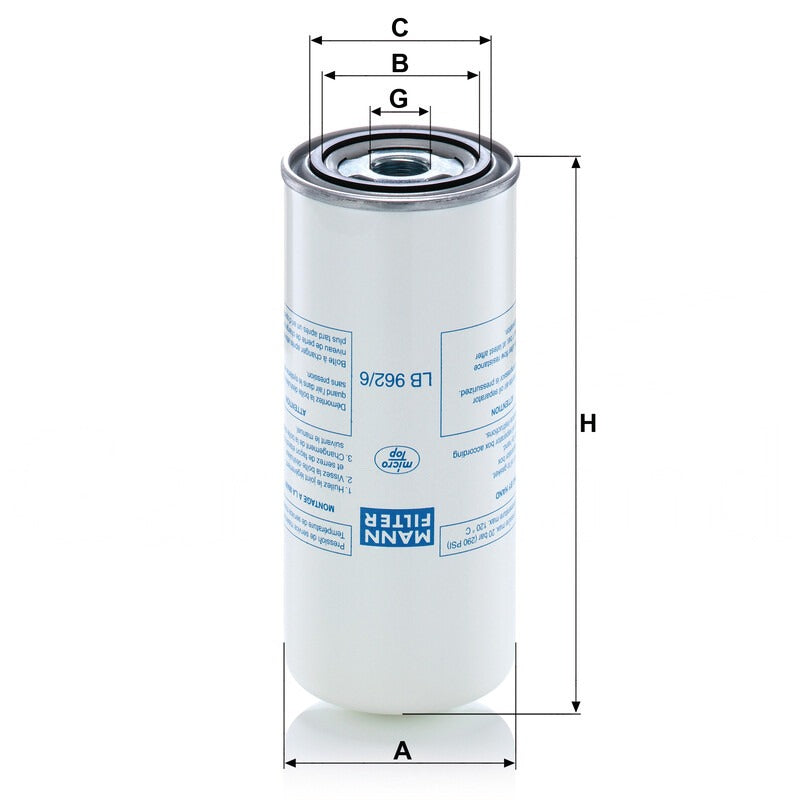 MANN FILTER Luftölbox LB 962/6 MANN FILTER