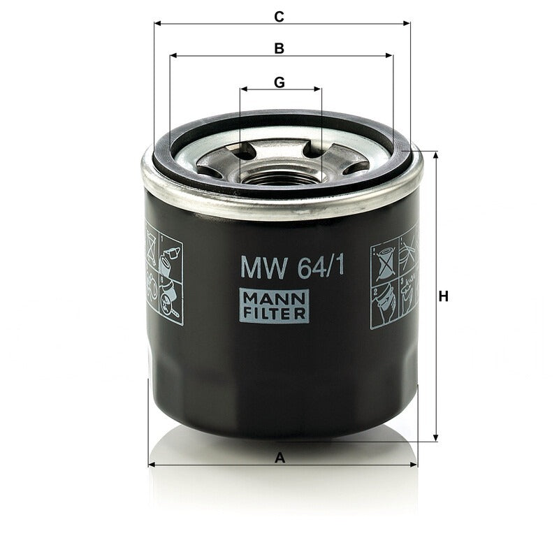 MANN FILTER Ölfilter MW 64/1 MANN FILTER