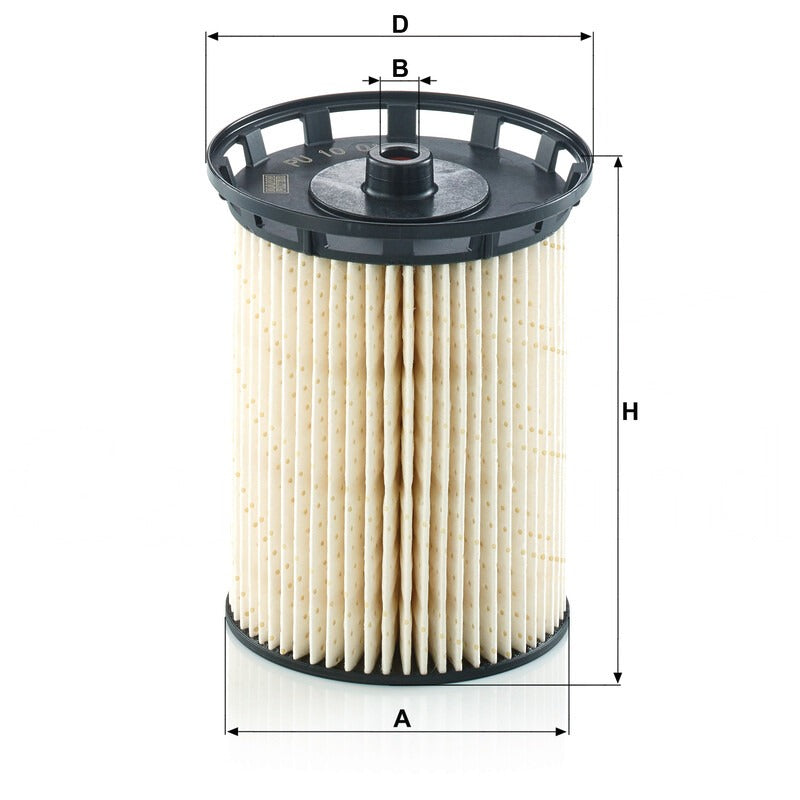 MANN FILTER Kraftstofffilterelement metallfrei PU 10010Z MANN FILTER