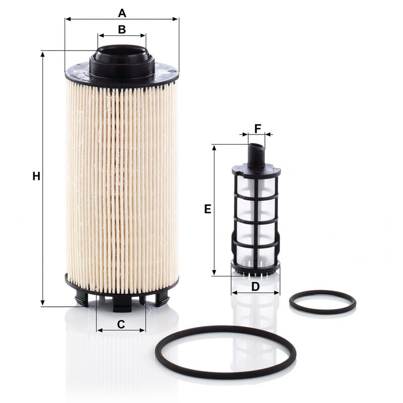 MANN FILTER Kraftstofffilterelement metallfrei PU 8010-2X MANN FILTER