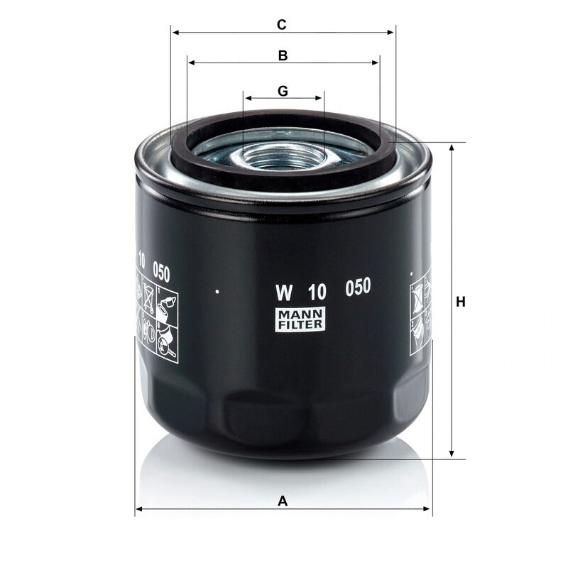 MANN FILTER Motorölfilter W 10050 MANN FILTER
