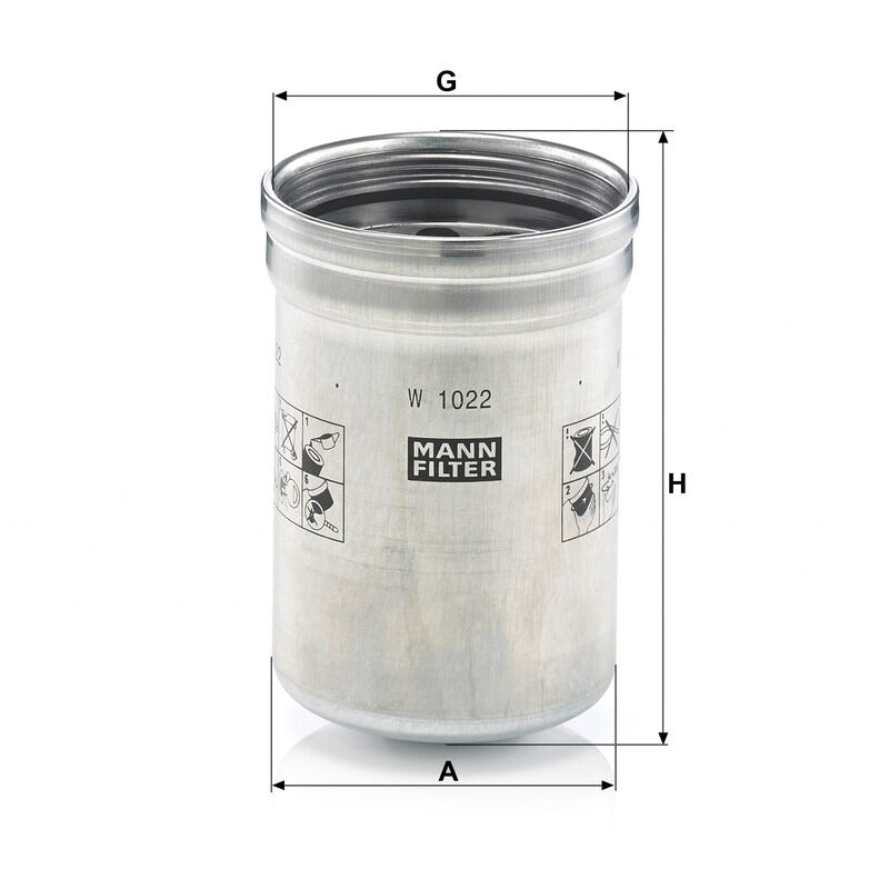 MANN FILTER Motorölfilter W 1022 MANN FILTER