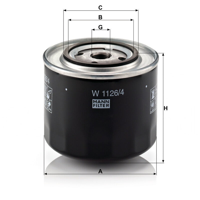 MANN FILTER Motorölfilter W 1126 MANN FILTER